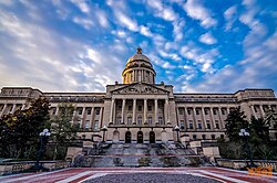 Capitolio de Kentucky ubicado en Frankfort