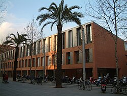 Sede de la UOC ubicada en el distrito 22@ de Barcelona, en la Rambla del Poblenou