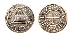 Denario de Carlos el Calvo