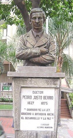 Busto de Pedro Justo Berrío