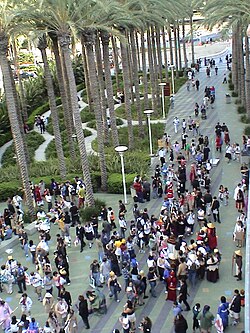 Anime Expo celebrada en el Centro de Convenciones de Anaheim