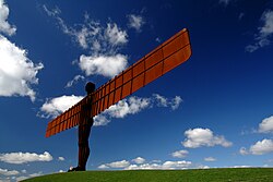 Estatua y entorno del Angel of the North