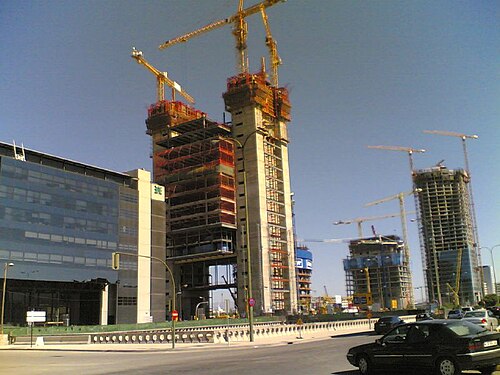 Rascacielos del CTBA en construcción