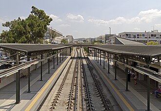 Estación de la línea 1 del Metro de Atenas en Kallithea