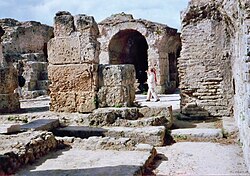 Vista general de las ruinas arqueológicas de la antigua ciudad de Cartago