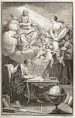 Portada de Elementos de la filosofía de Newton publicada por Voltaire y Émilie du Châtelet.