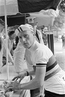 Retrato del ciclista André Darrigade