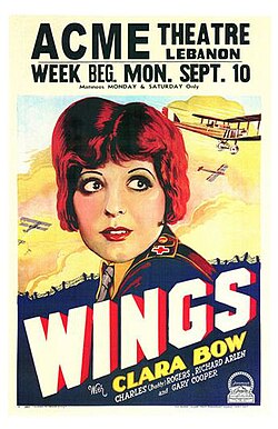 Póster clásico destacando la presencia de Clara Bow