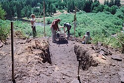 Excavación arqueológica en la Cueva Chenque Haichol