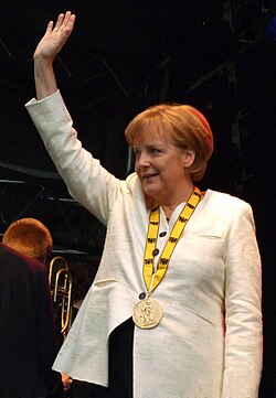 Angela Merkel en 2008