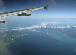 Vista aérea del Estrecho