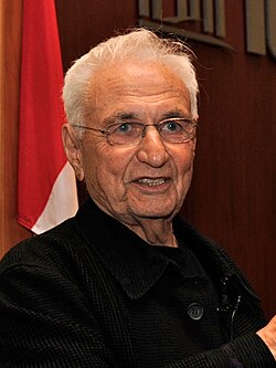 Fotografía de perfil de Frank Gehry