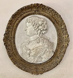 Medallón en retrato de María Teresa de Austria