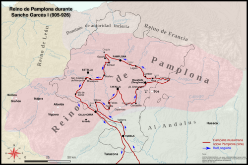 Reino de Pamplona con Sancho Garcés I