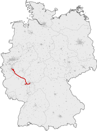 Mapa del recorrido de la línea