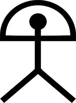Representación del símbolo del Indalo