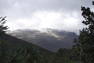 Sierra de la Martavista desde Los Oyameles, Coahuila