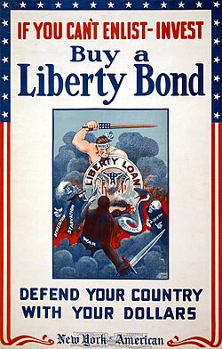Cartel llamando a comprar bonos de liberación