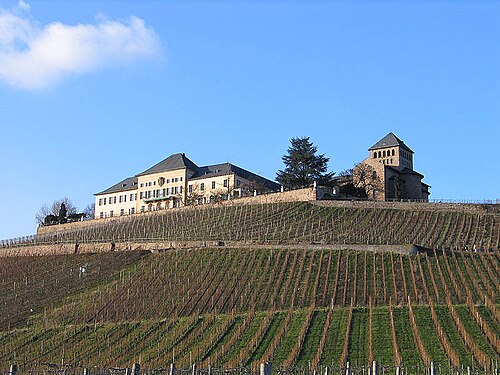 Palacio-fortaleza de Johannisberg en el Rheingau