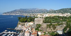 Vista panorámica de Sorrento en el siglo XXI
