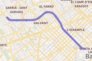 Plano detallado de la infraestructura de la Línea 6