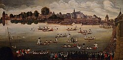 Justas náuticas en Estrasburgo en 1666