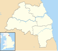 Mapa de Tyne y Wear