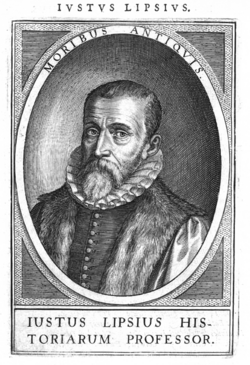 Retrato de Justo Lipsio, fundador del neoestoicismo