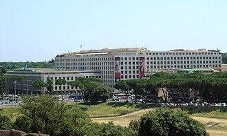 Sede central de la FAO ubicada en la ciudad de Roma, Italia