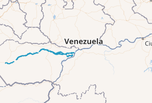 Mapa de localización geográfica del río Arauca
