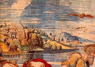 Representación histórica relacionada con la Colina Vaticana