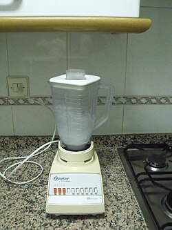 Licuadora, un pequeño electrodoméstico perteneciente a la línea blanca