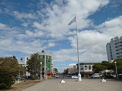 Vista panorámica costera de Puerto Madryn.