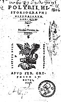 Edición moderna de las Historias de Polibio