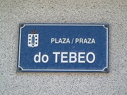 Plaza del Tebeo ubicada en La Coruña