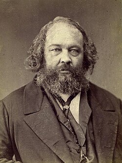 Retrato de Mijaíl Bakunin