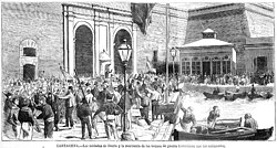 Cartagena en julio de 1873
