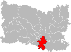 Detalle cartográfico del Cantón de Senlis