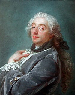 Retrato de François Boucher realizado por Gustav Lundberg en 1741.