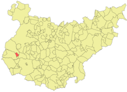 Mapa de localización del municipio