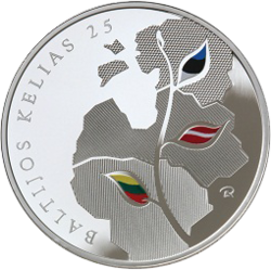 Moneda conmemorativa de la Cadena Báltica