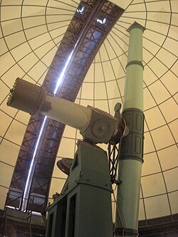 Telescopio ecuatorial perteneciente a la Universidad Nacional de La Plata.