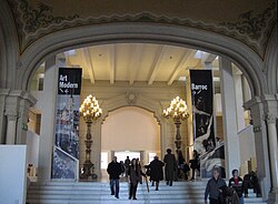 Vestíbulo rehabilitado del Palacio Nacional.