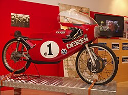Motocicleta Derbi campeona del mundo