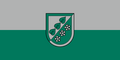 Bandera y escudo de la Municipalidad de Sigulda