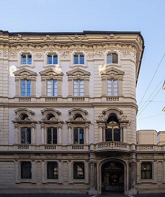 Fachada clásica del Palacio Doria-Pamphili