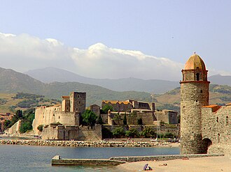 Vista del Castillo Real de Colliure