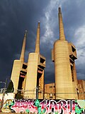 Chimeneas de la Central Térmica de San Adrián