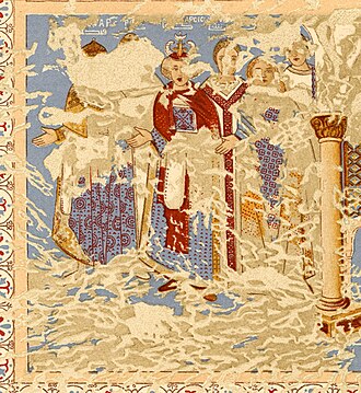 Representación histórica de reyes visigodos y gobernantes
