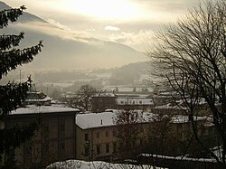 Paisaje invernal de Feltre
